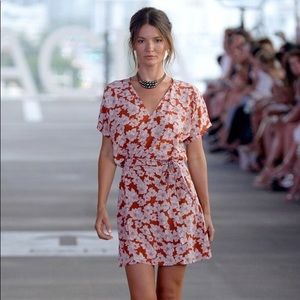 Acacia Rome dress in Rust Magnolia